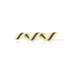 White and Dark Chocolate Twister Décor